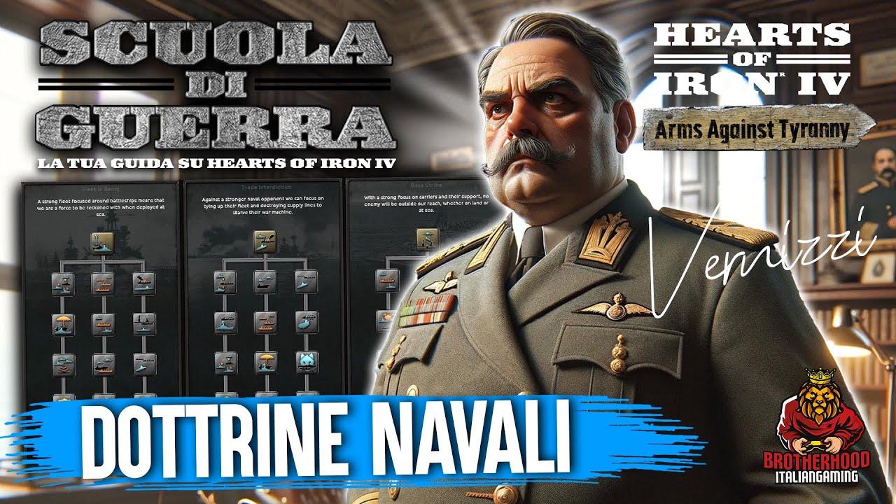 Tutorial - Dottrine Navali | SCUOLA DI GUERRA | Hearts of Iron 4
