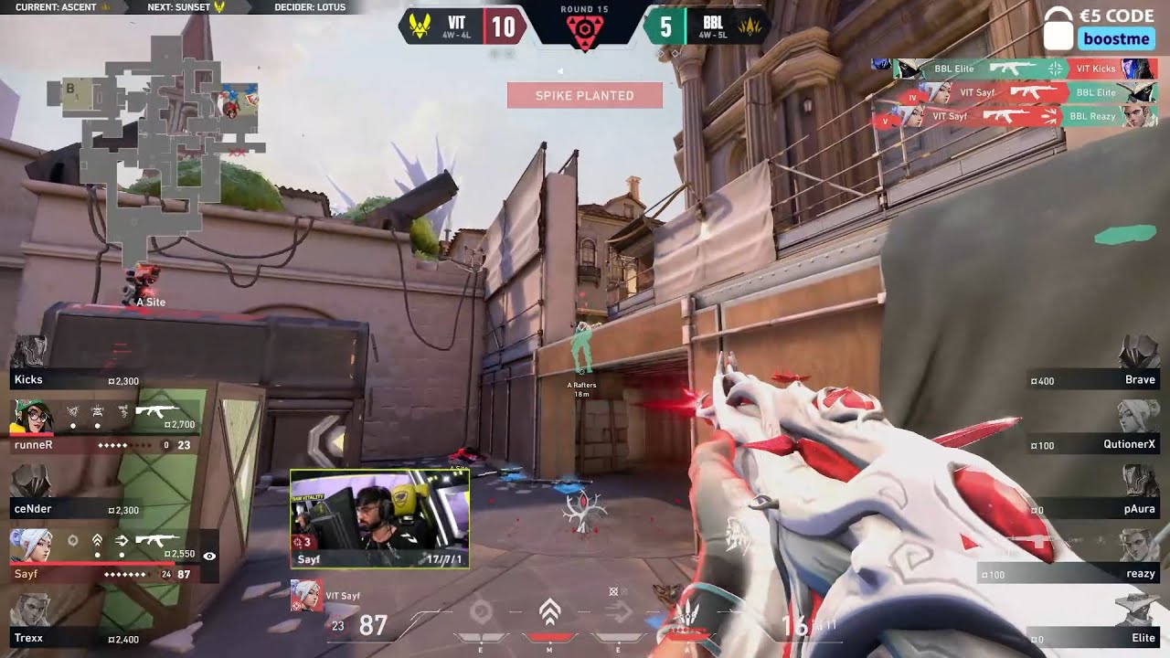 VIT Sayf gets an ACE against BBL Esports | VCT EMEA 2024