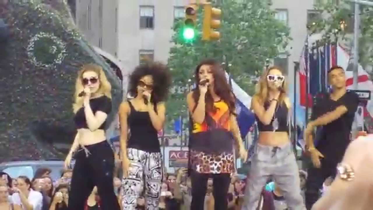 Little Mix - Wings Rehearsal - Today Show Concert 06/17/14
