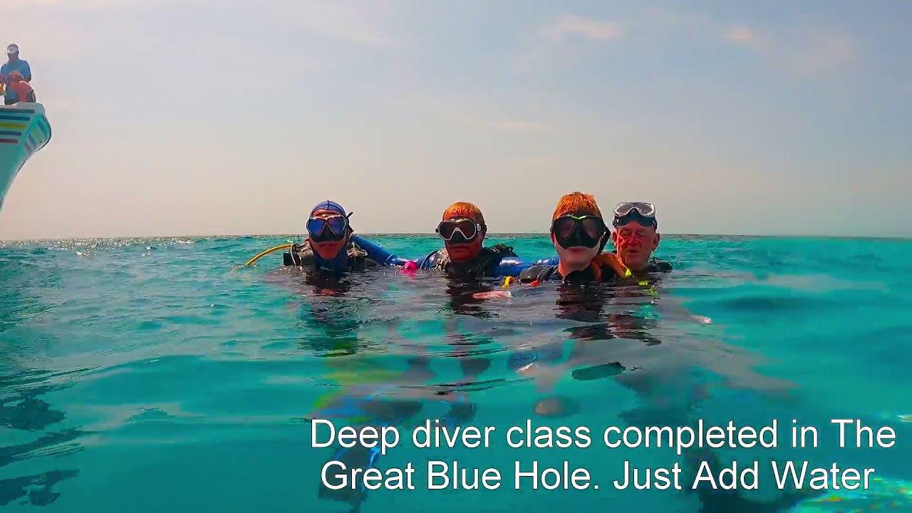 Deep diving the Great Blue Hole in Belize