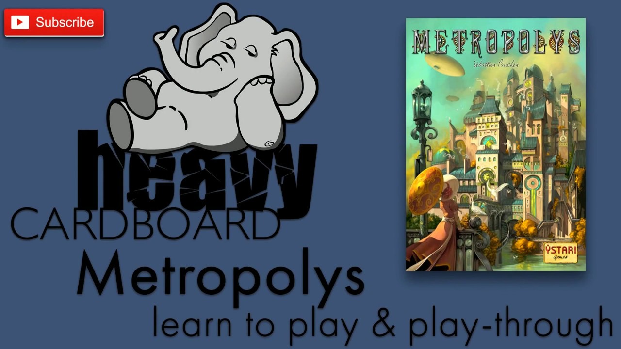 Metropolys 3p Play-through, Teaching, & Roundtable discussion by Heavy Cardboard