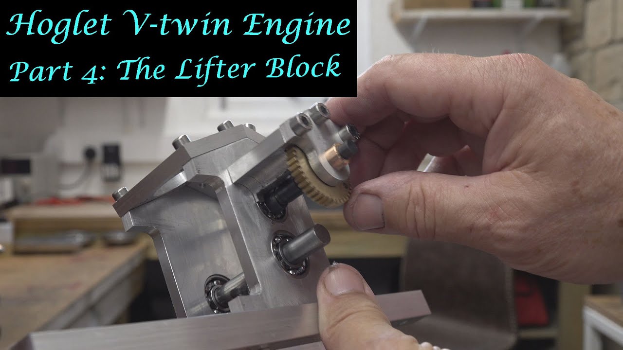 #MT44 Часть 4 — Двигатель Hoglet V-twin IC. Изготовление блока подъёмника. В 4K/UHD от Эндрю Уэйла.