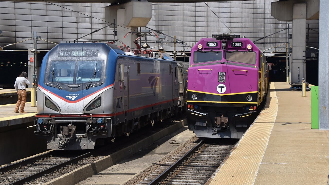 Railfanning Boston South Station