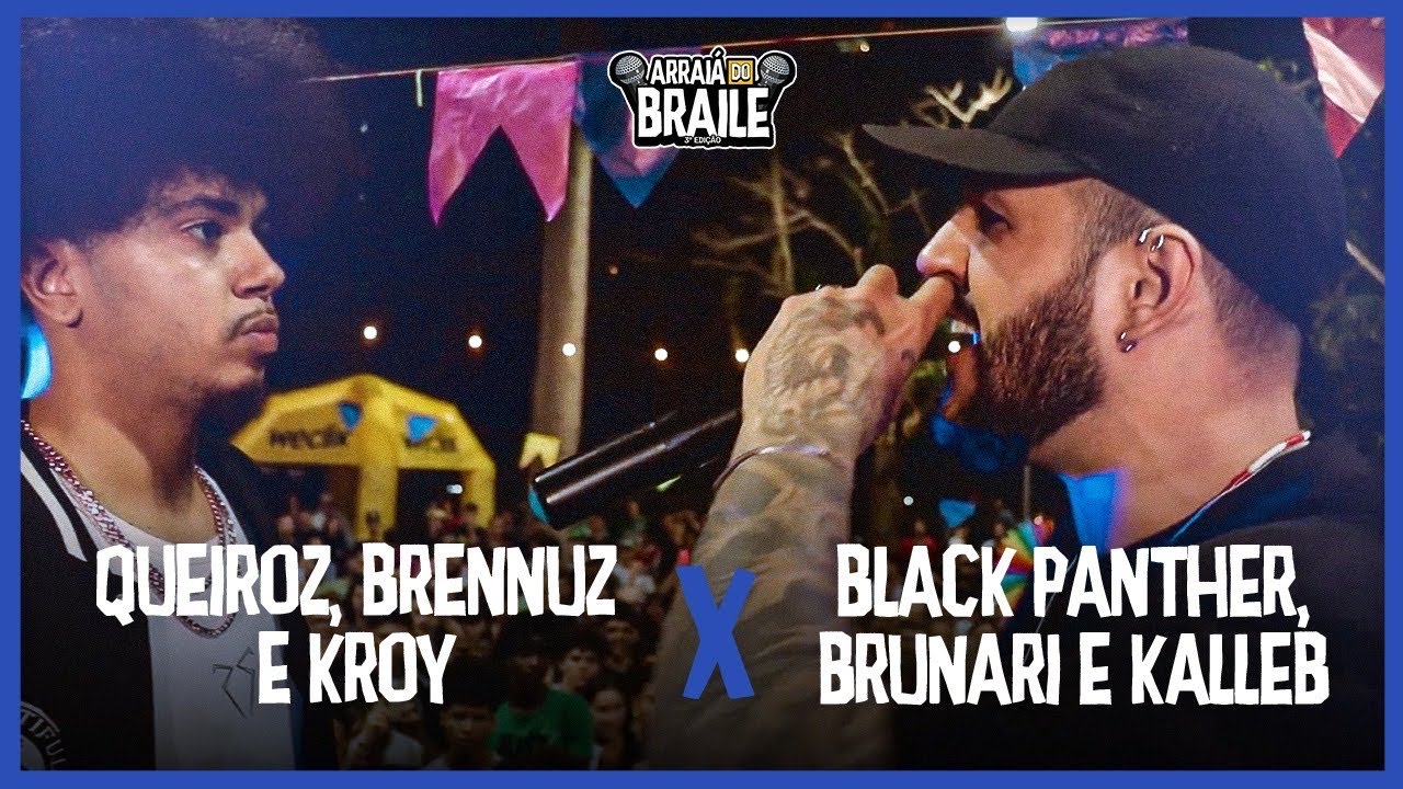 (5 ROUNDS 🔥) QUEIROZ, BRENNUZ E KROY X BLACK PANTHER, BRUNARI E KALLEB | FINAL | ARRAIÁ DO BRAILE