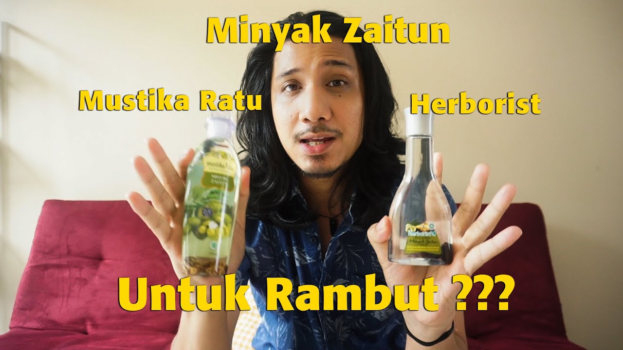 Minyak zaitun Mustika ratu dan Herborist untuk rambut? check this out!