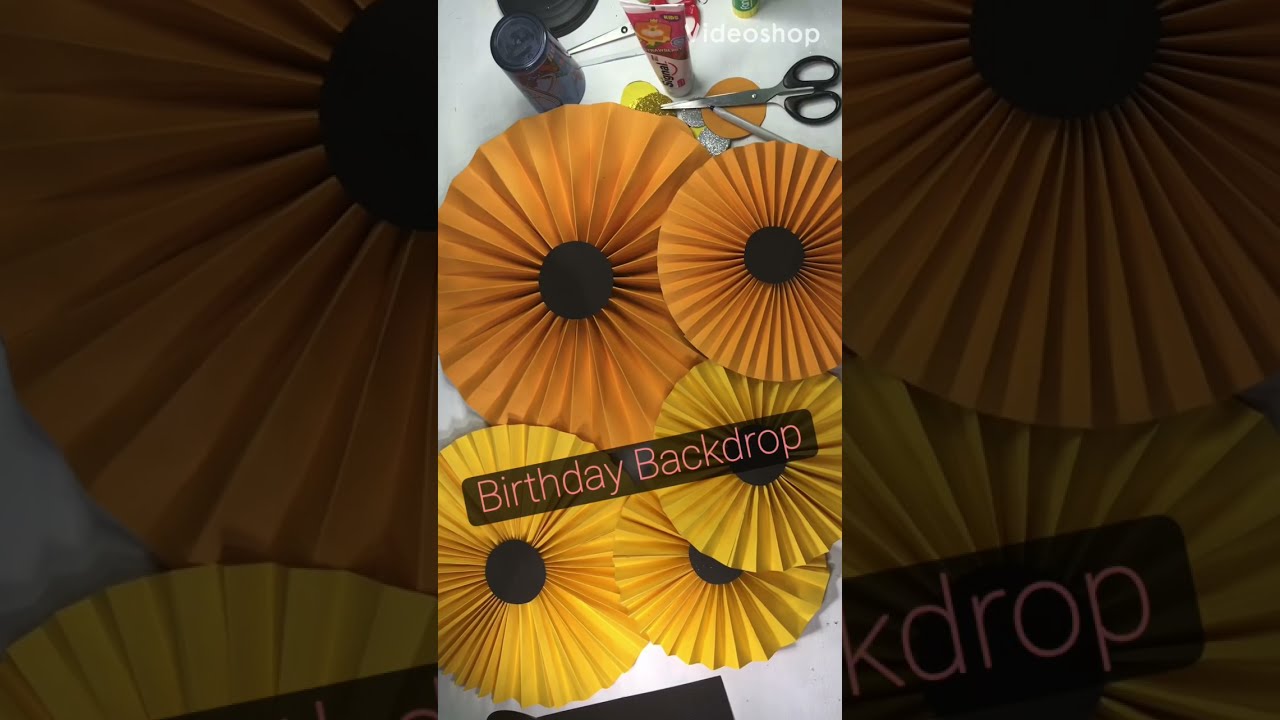50th Birthday Backdrop || DIY Birthday Decoration || Racquel’s Birthday 
