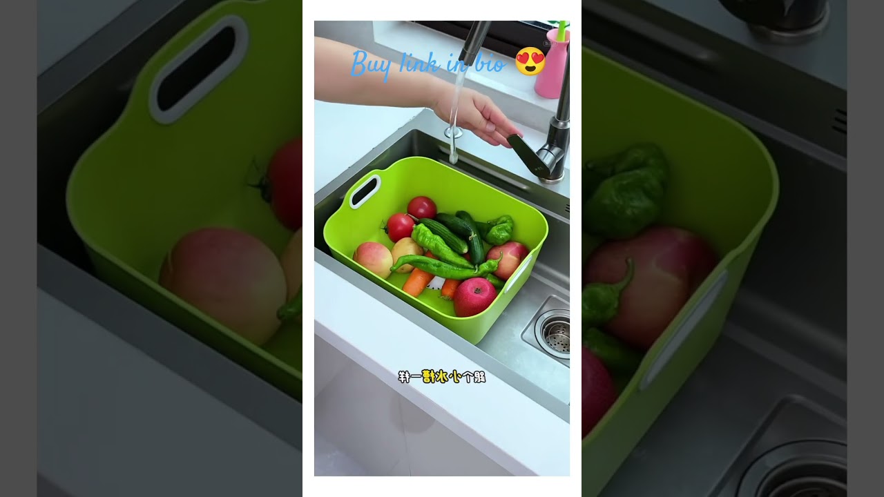 😍Vegetable Washing Basket Drain Basket#vegetablebasket#vegetablewashing#gadgets2025 #ytviral#tiktok