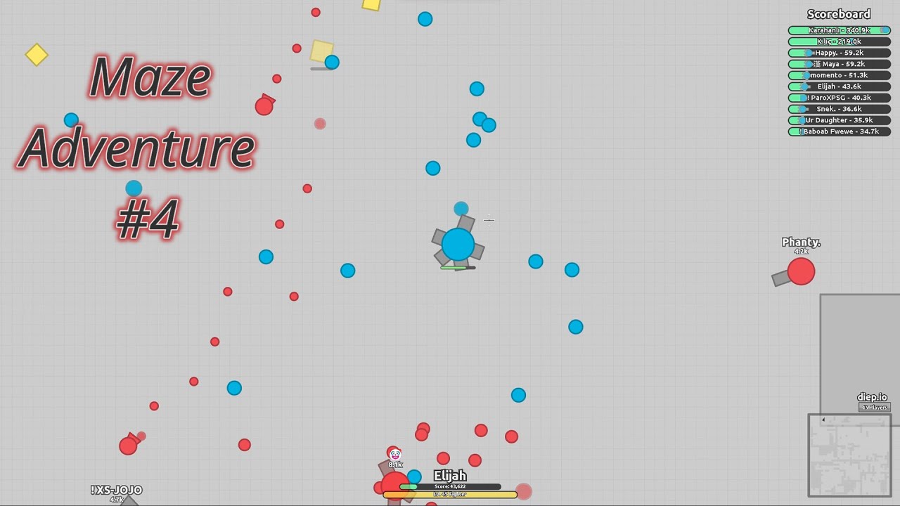 Maze Adventure #4 ! Diep.io Clips !