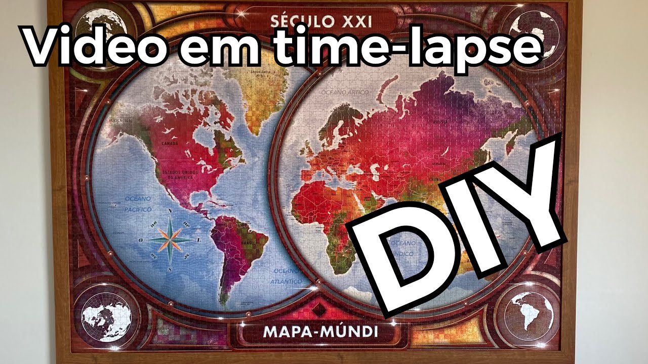 Como emoldurar um quebra-cabeça grande