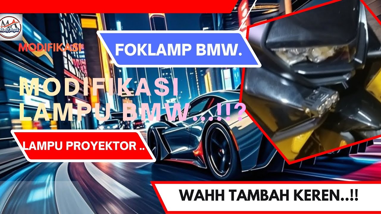 BMW C400GT Makin Sangar! Pasang Lampu Mini Proji Biar Terang Maksimal 🚀💡