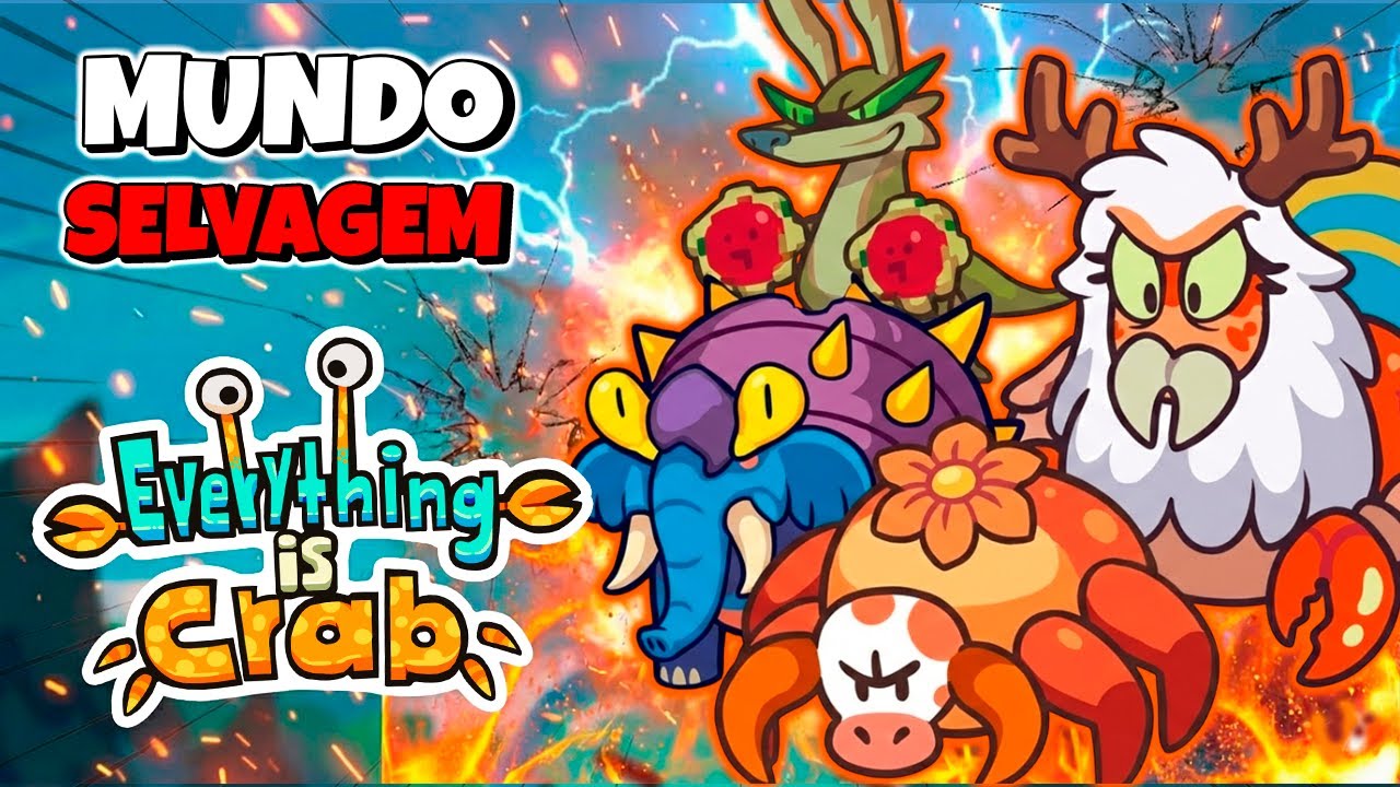 CHEFES VIRARAM MONSTROS COMUNS? O JOGO QUEBROU MEU PC! 😱💥 - EVERYTHING IS CRAB