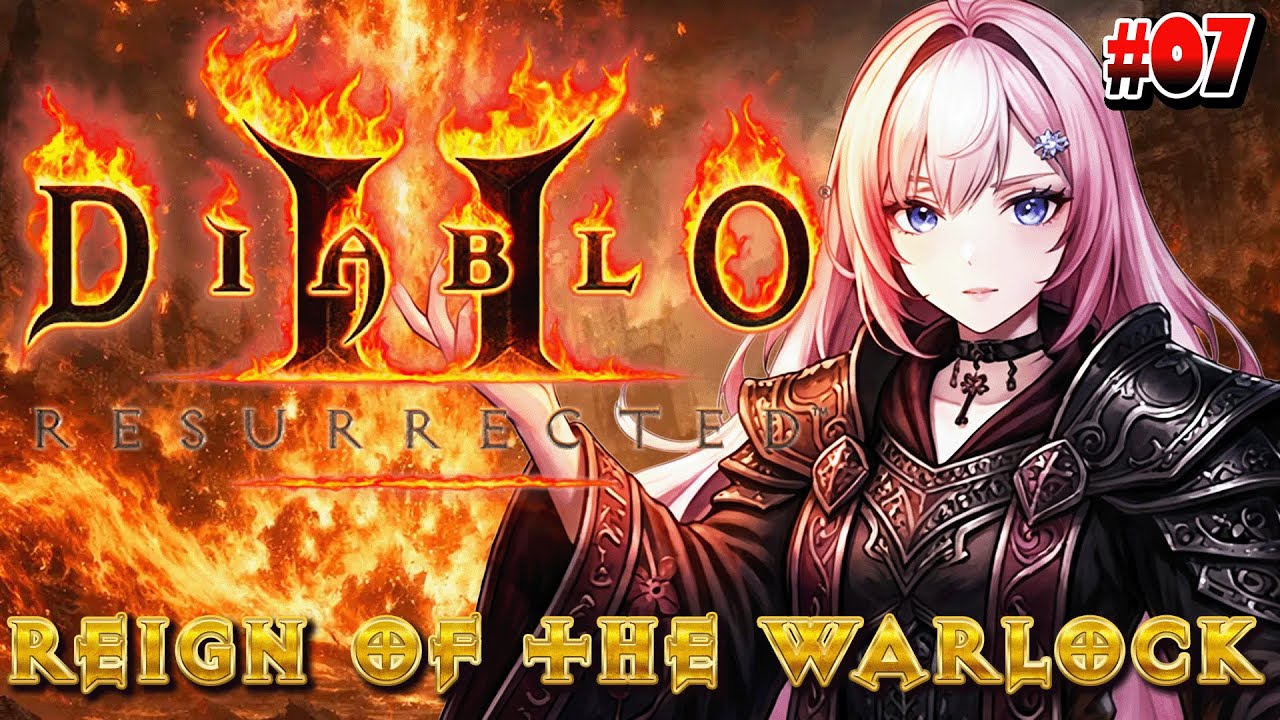 #07【D2R】NIGHTMARE｜WARLOCKビルドを考えながらプレイ＆レビューDEMON＋CHAOS｜DIABLO2【ディアブロ2リザレクテッド】#diablo2resurrected
