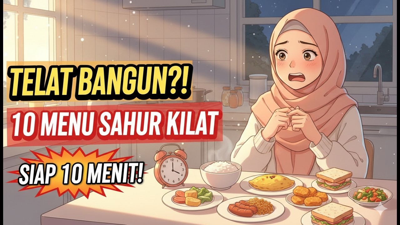 10 Menu Kilat Sahur, Saat Telat Bangun, Prepare 10 Menit Aja!