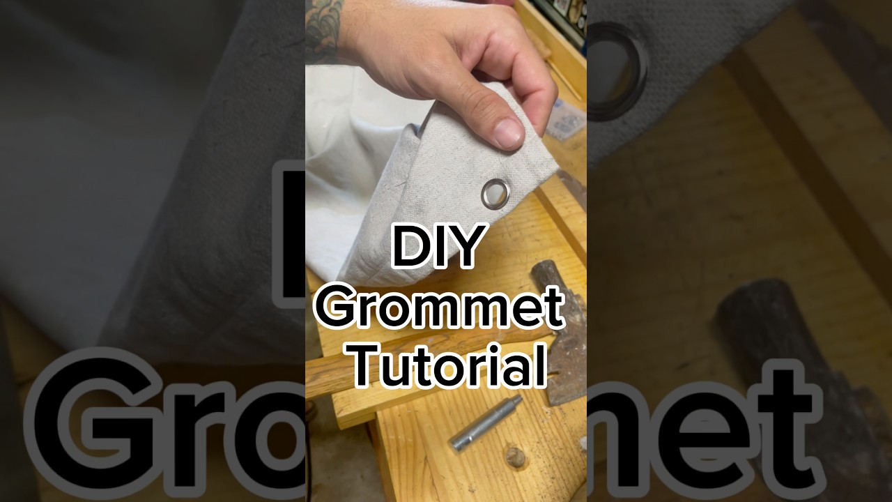 DIY Grommet Tutorial