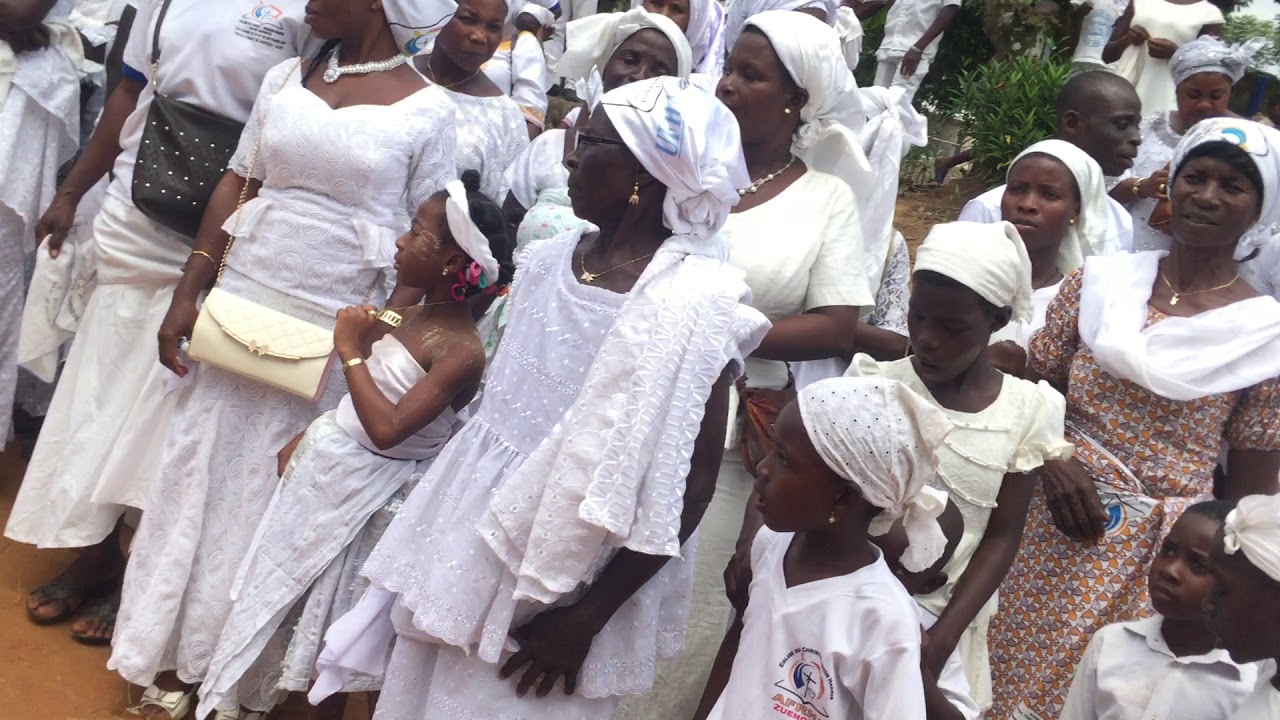 Eglise Harriste: Procession du 27 juillet 2018 a Grand Alépé Vidéo 2