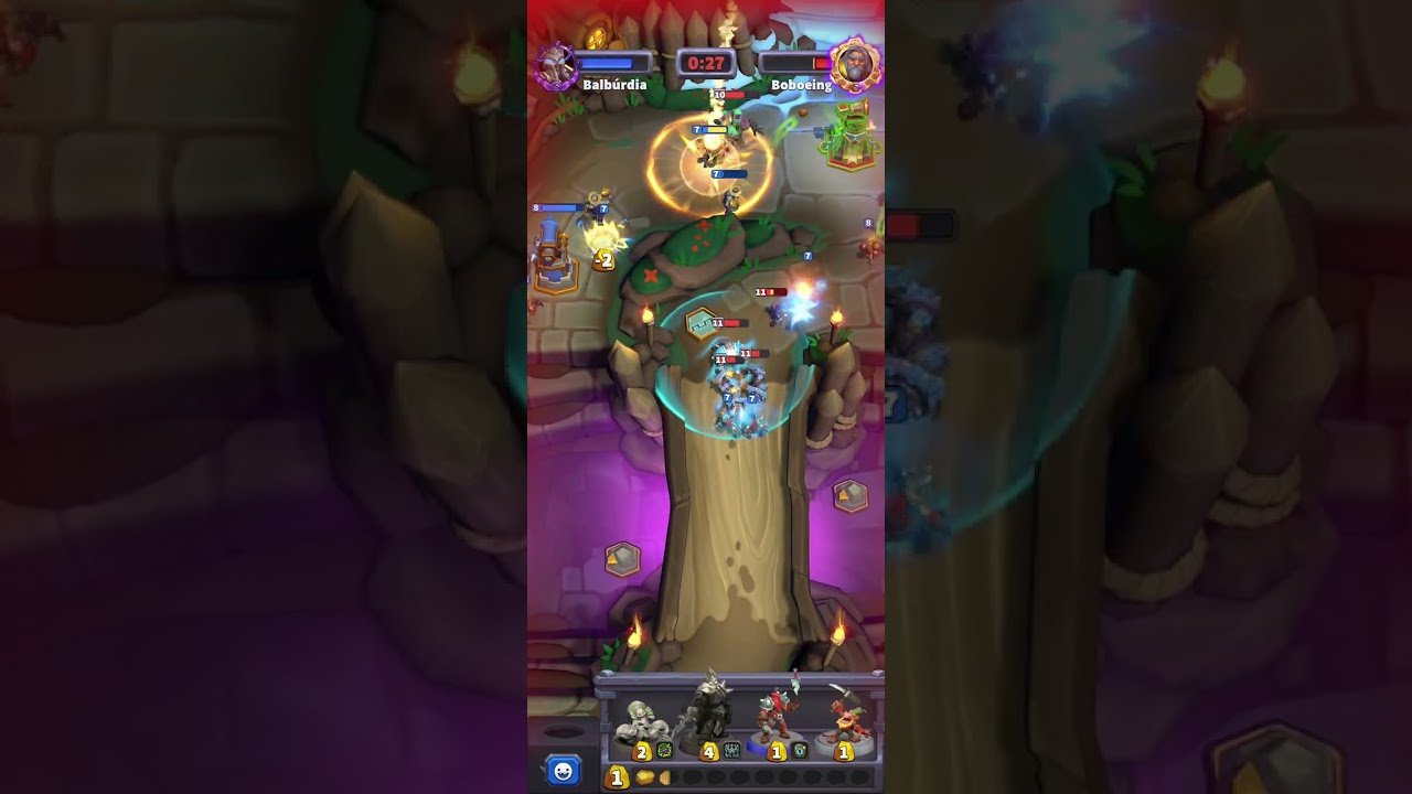 15k with level 8 tower (level 7 minis) - Warcraft Rumble