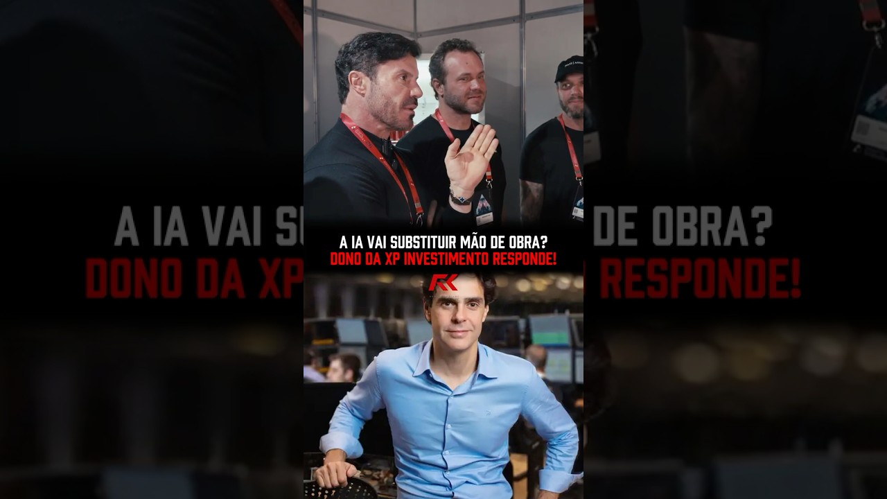 Dono da XP INVESTIMENTOS responde se a IA vai SUBSTITUIR a M&Atilde;O DE OBRA #renatocariani #ia #maodeobra