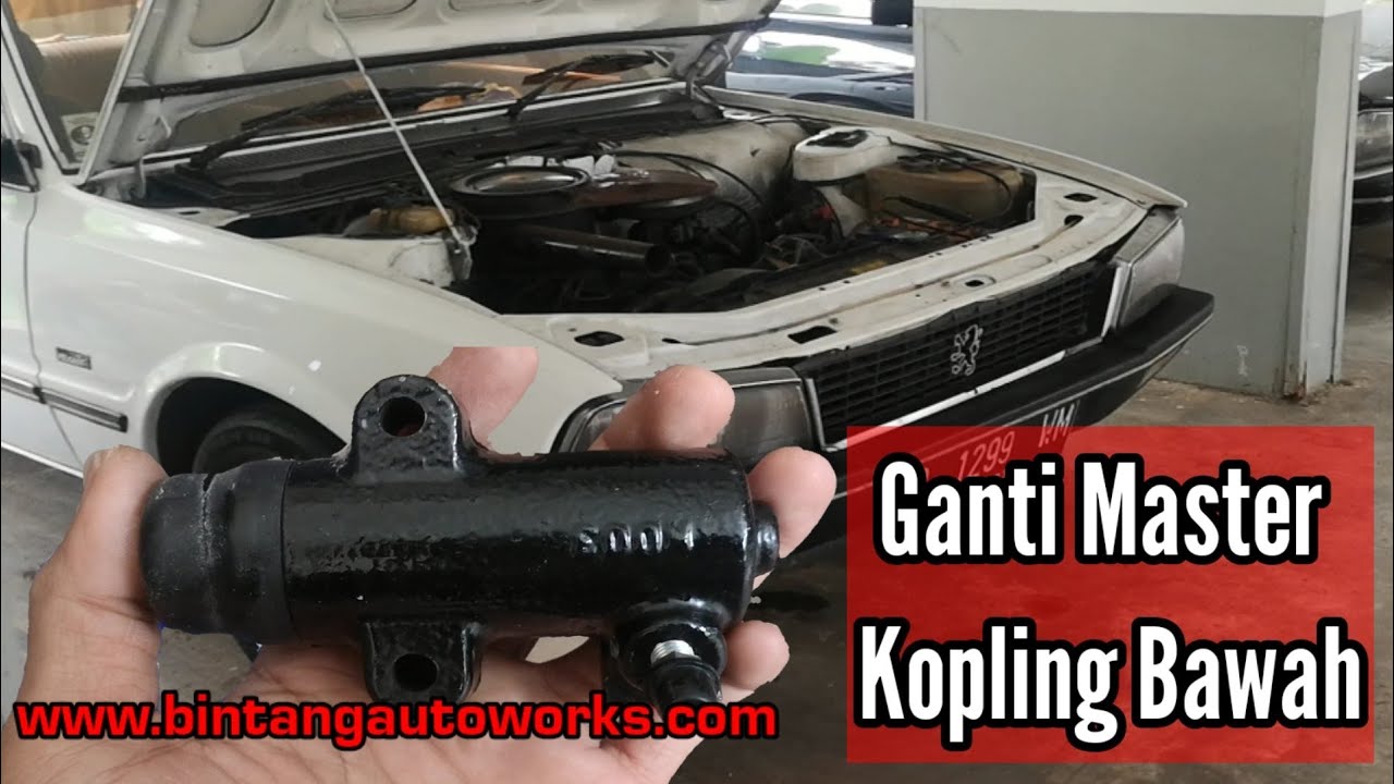 Cara Praktis Ganti Master Kopling Bawah Tanpa Buang Angin Peugeot 505 GR