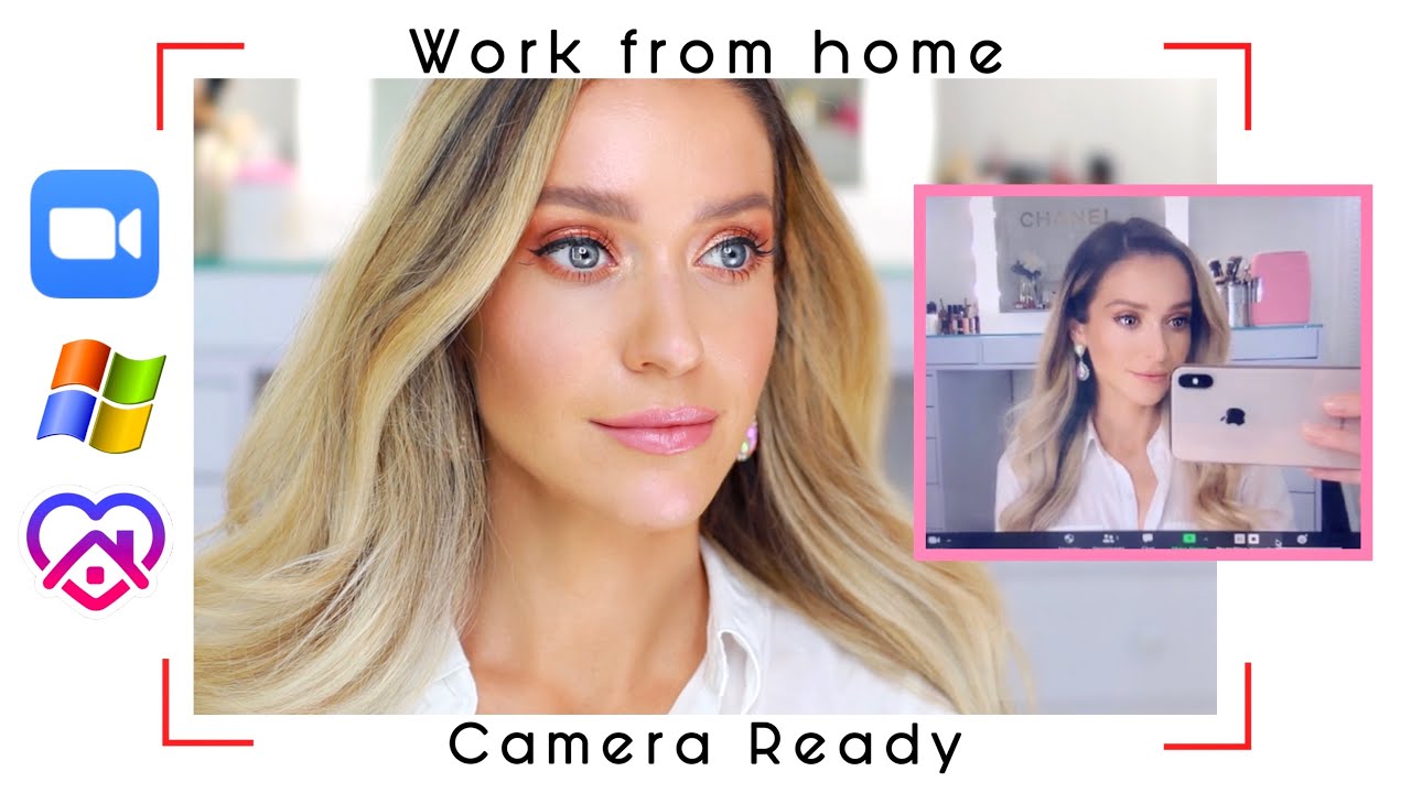 GRWM EASY NATURAL WORK FROM HOME MAKEUP TUTORIAL