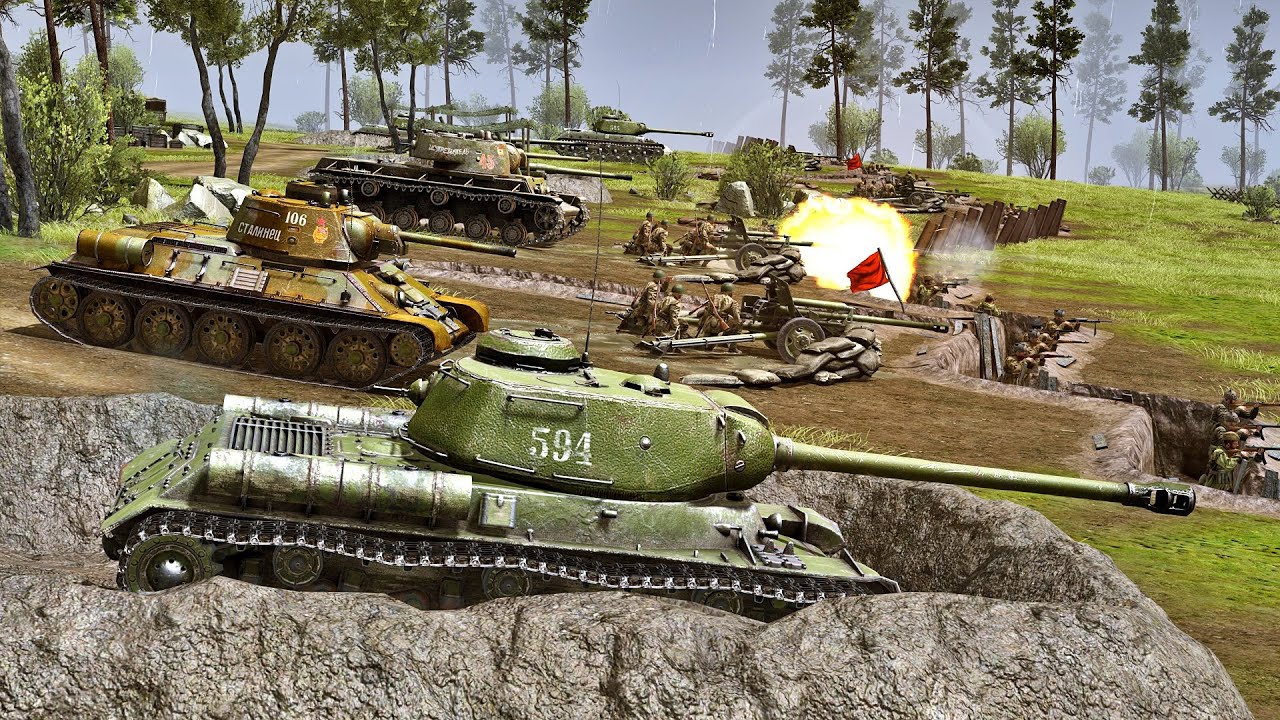RUSSIAN LINE DEFENSE BATTLE - 1943 | Call To Arms: Gates of Hell