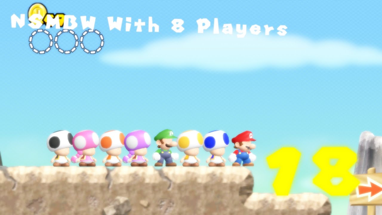 NSMBW With 8 Players - Part 18 - Birdies