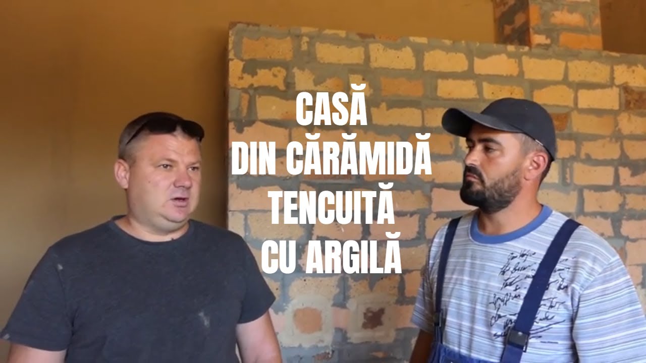Casa Miroslava ep.1 - Casă din cărămidă tencuită la interior cu argilă