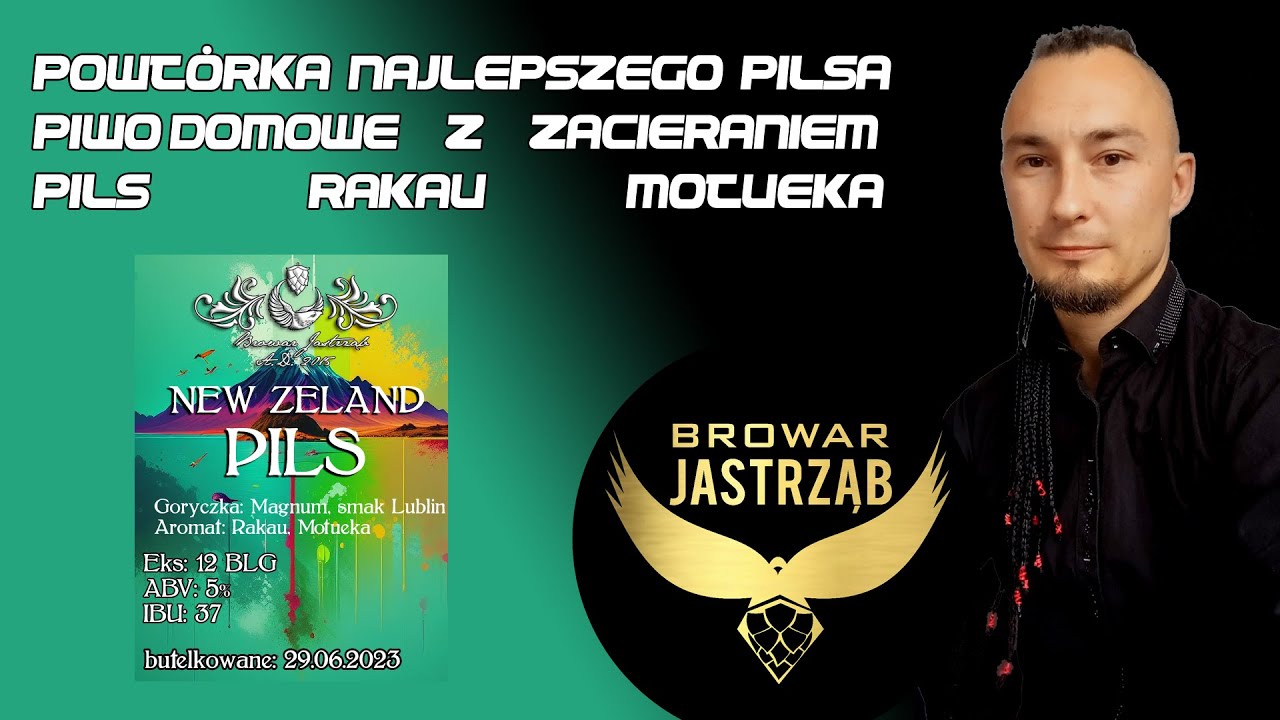 Mój najlepszy domowy Pils, powtórzony z zacieraniem w kociołku automatycznym.
