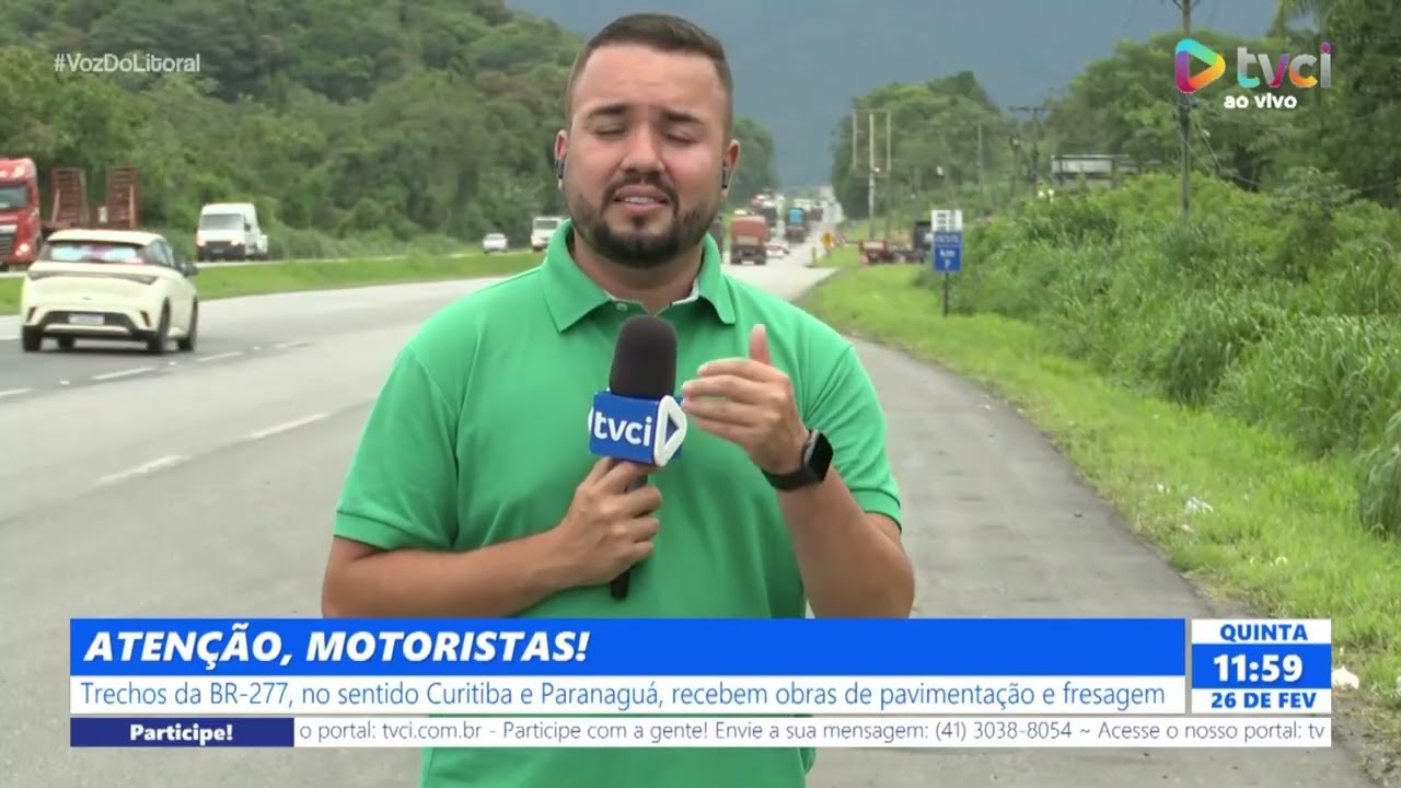 CARRETA PERDE OS FREIOS E ATROPELA TRABALHADOR DA EPR NA SERRA DO MAR