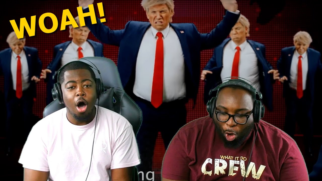 Donald Trump vs Joe Biden. Epic Rap Battles Of History REACTION