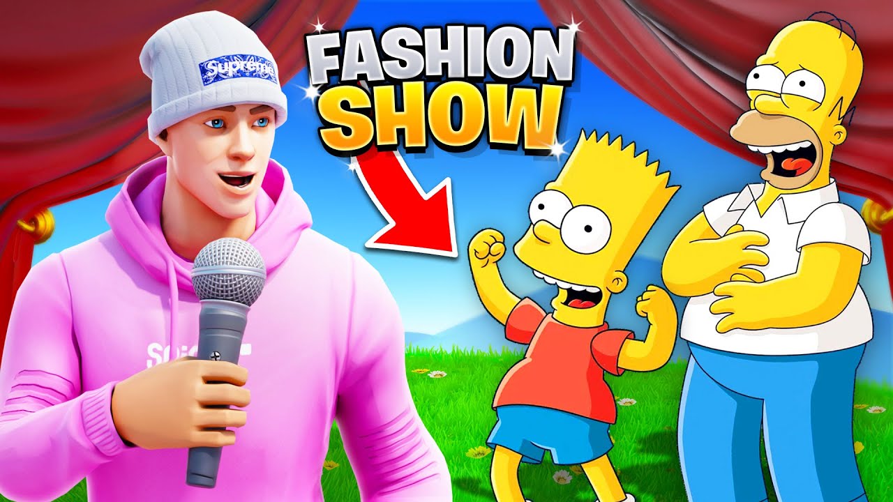 I joined a Fashion Show as The Simpsons!