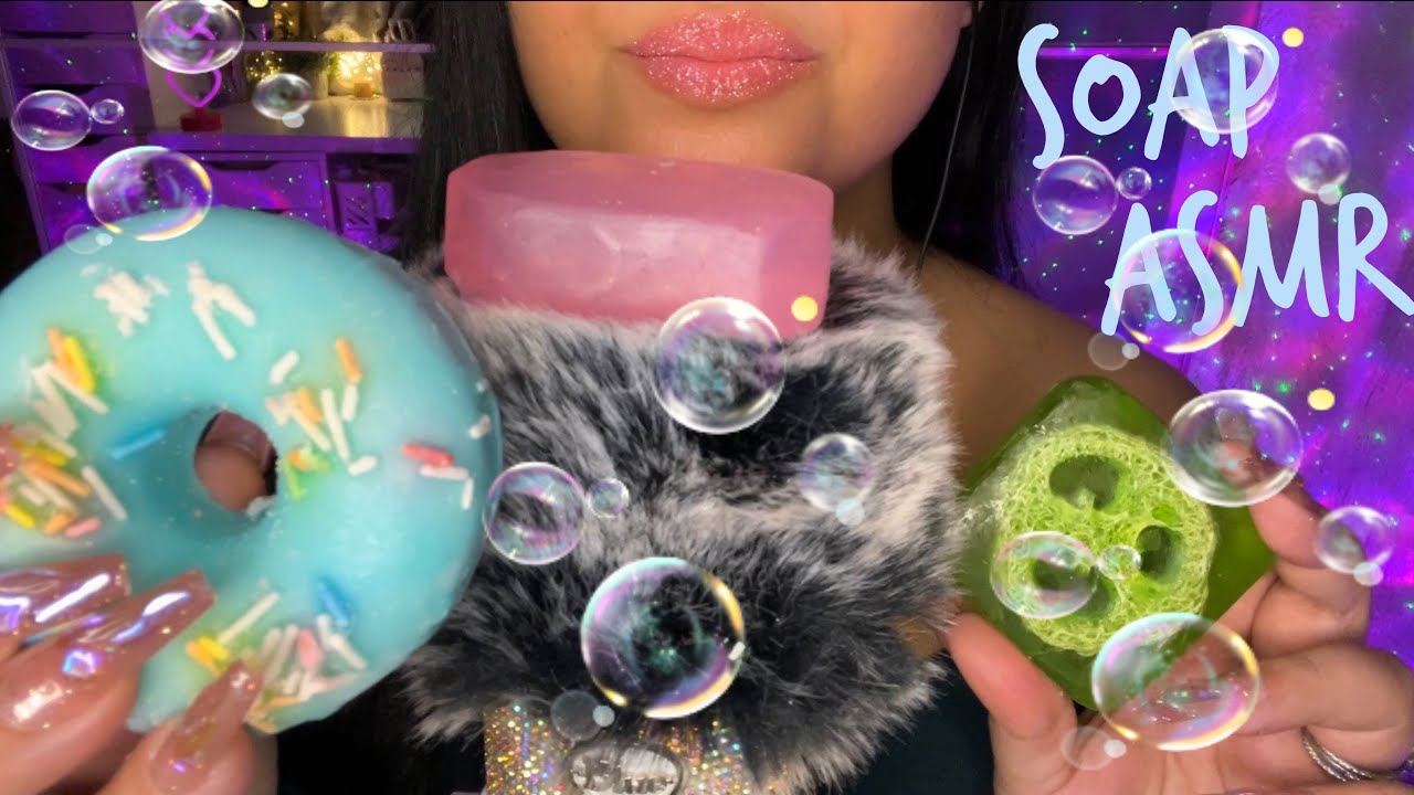 ASMR Soap Tapping & Scratching 🧼🫧