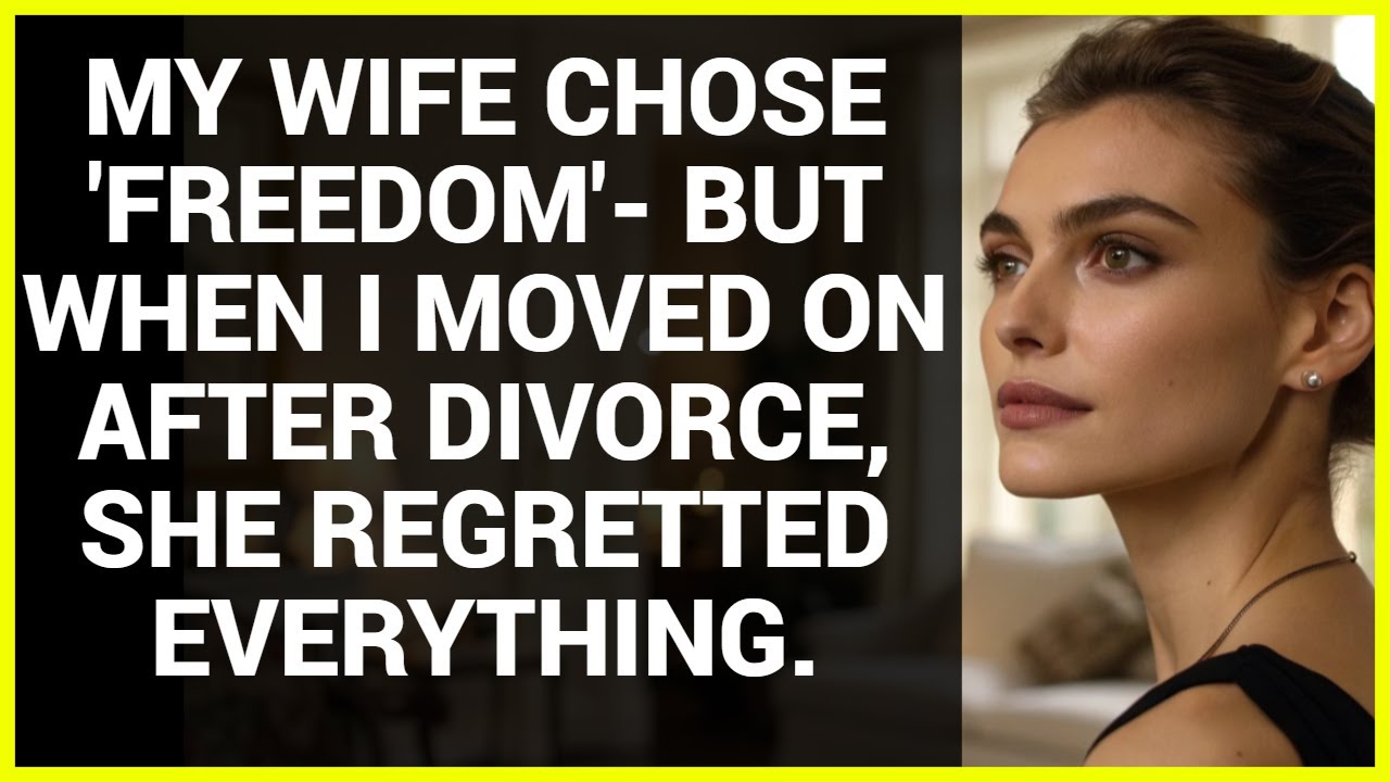 MY WIFE CHOSE 'FREEDOM'- BUT WHEN I MOVED ON AFTER DIVORCE, SHE REGRETTED EVERYTHING.