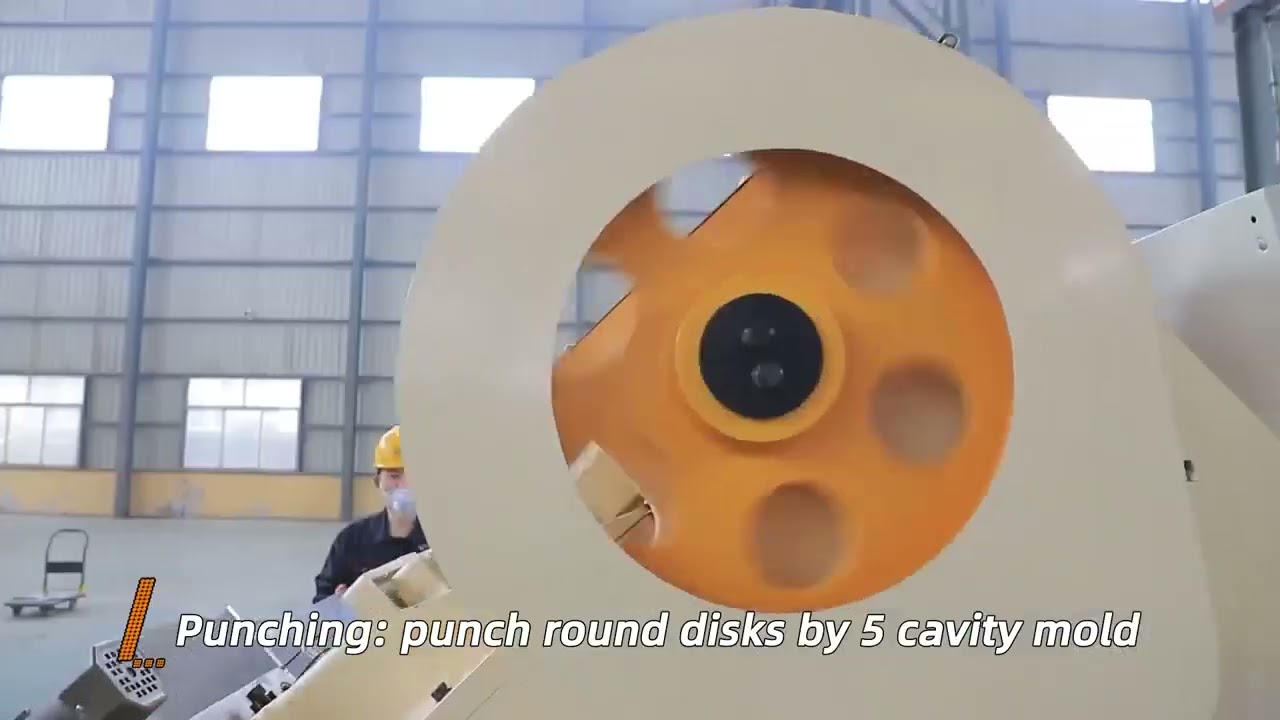 High precision round disk production line