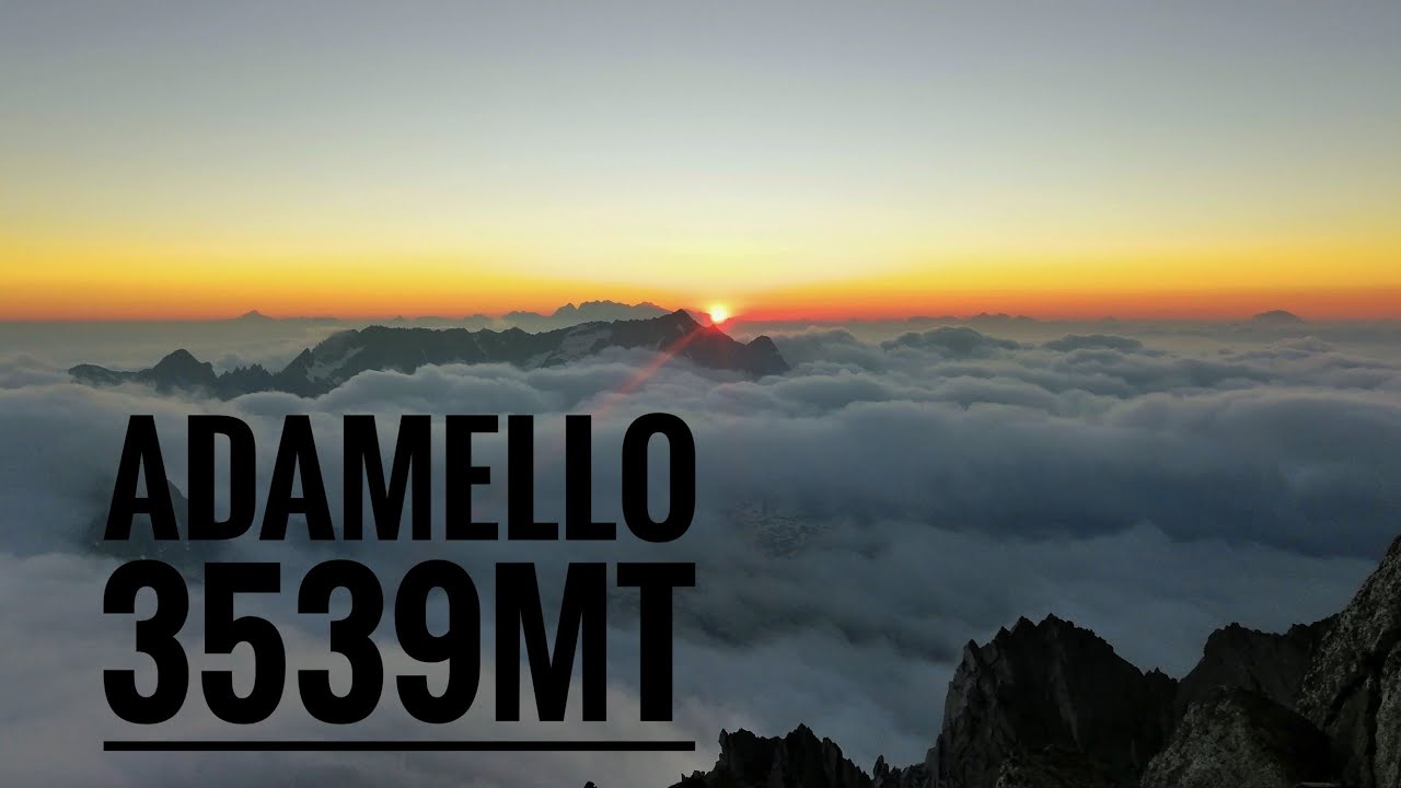 MONTE ADAMELLO 3539 MT - VIA TERZULLI - RIFUGIO GNUTTI - PERNOTTAMENTO AL BIVACCO UGOLINI 3280 MT