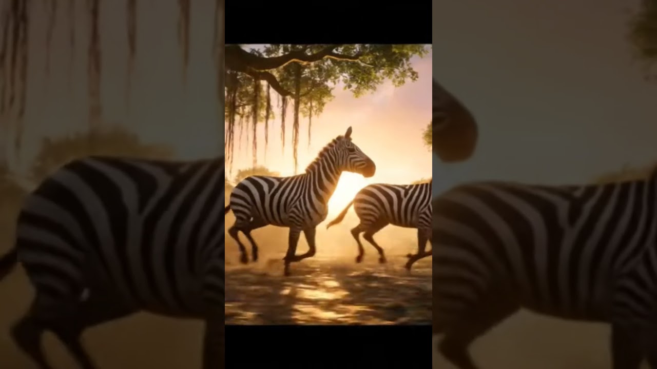 Riding into the sunset. #animalstories #zebra #wildlife #animalfables #wildanimals
