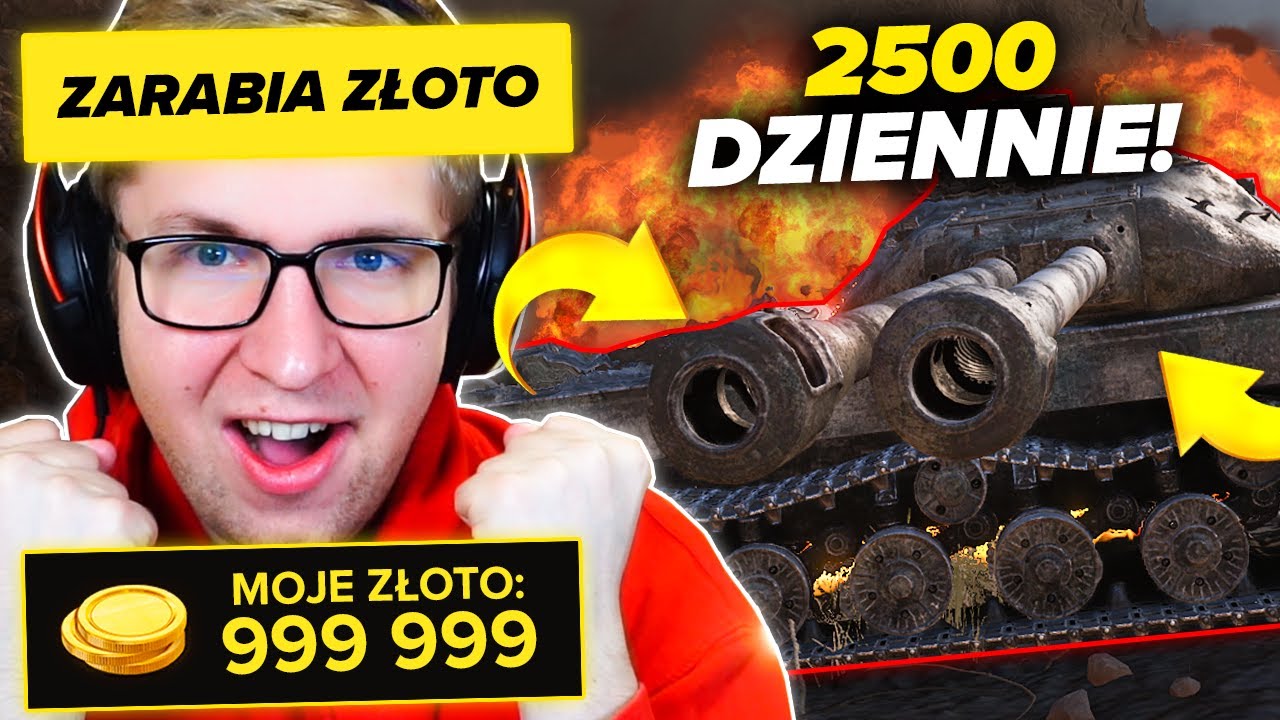 JAK ZARABIAĆ ZŁOTO W WORLD OF TANKS !!!