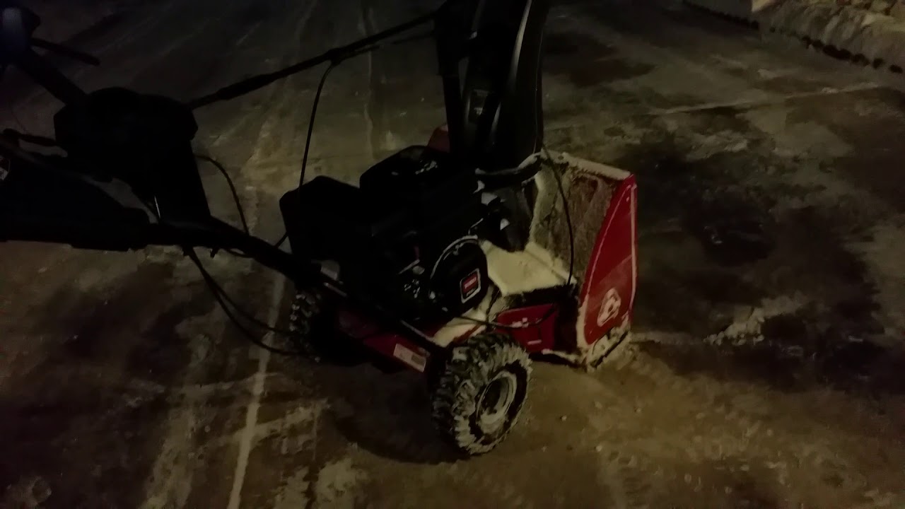 Toro SnowMaster 824 QXE - Rough idling no more