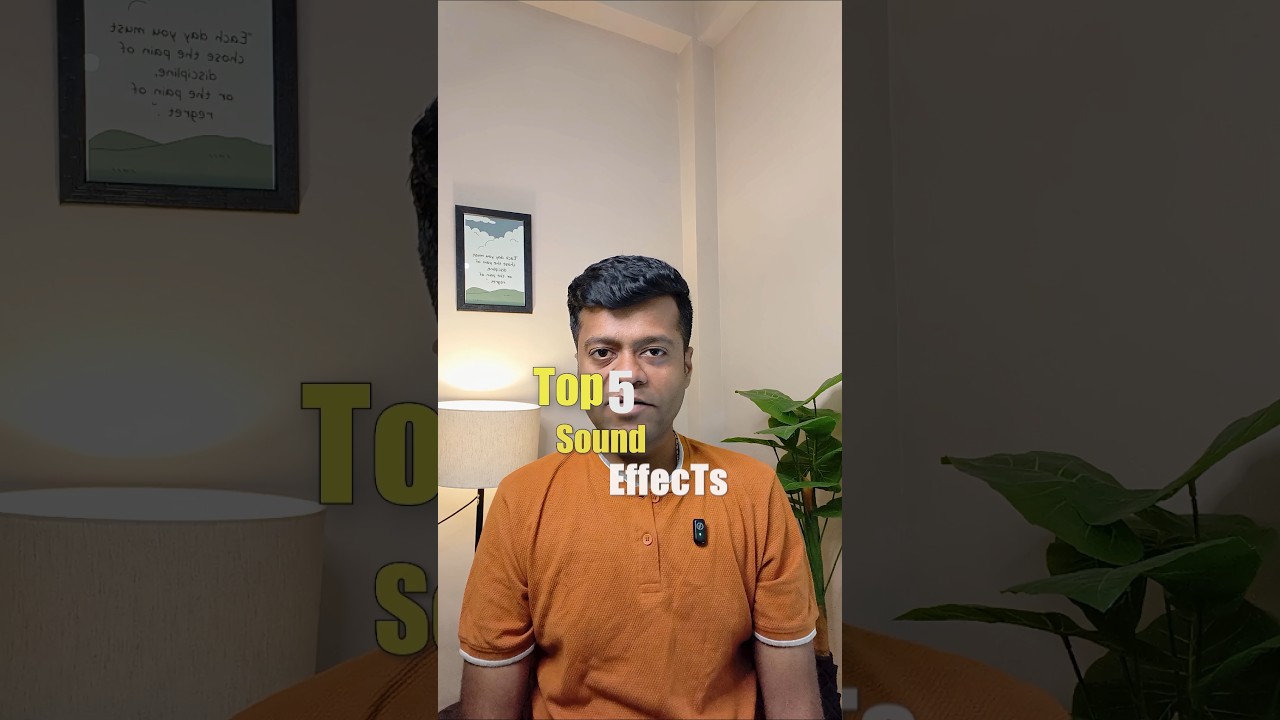 Top 5 sound effects for your video
