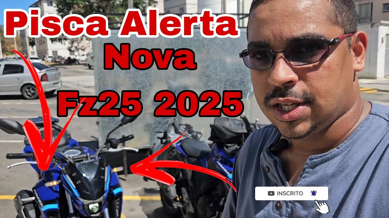 Tutorial Pisca-alerta Nova Fz25 2025  Completo