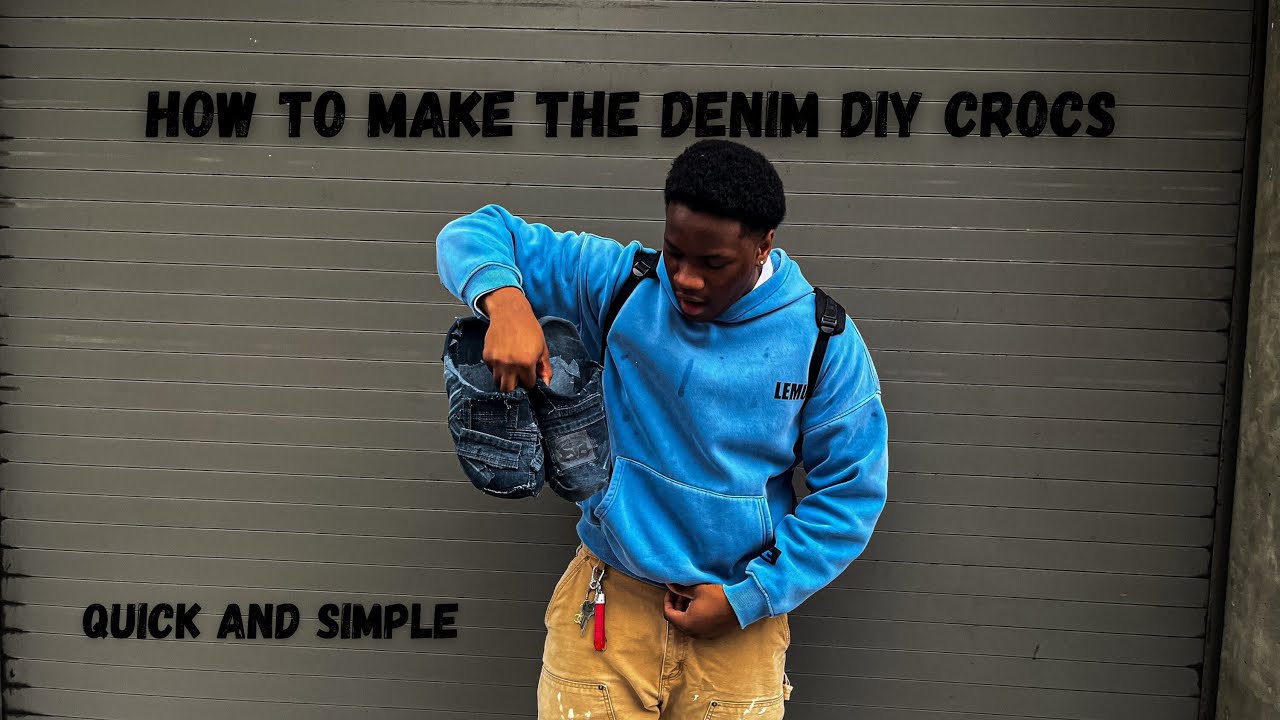 HOW TO MAKE THE DENIM CROCS