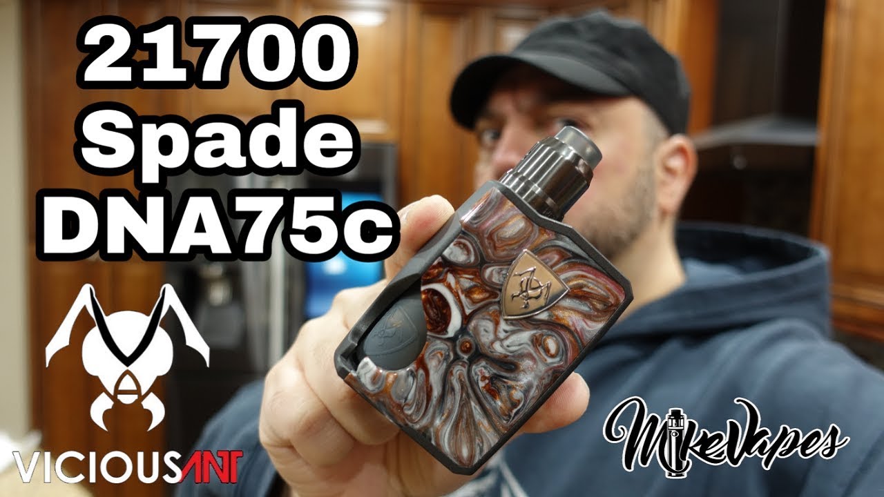 21700 Vicious Ant Spade DNA75c Squonk Mod - Mike Vapes