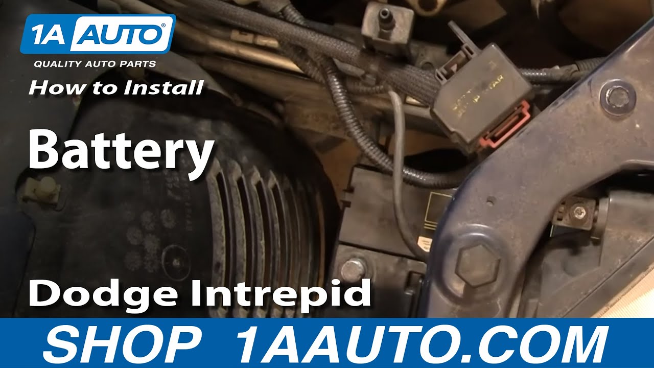 How To Replace Battery 98-04 Dodge Intrepid