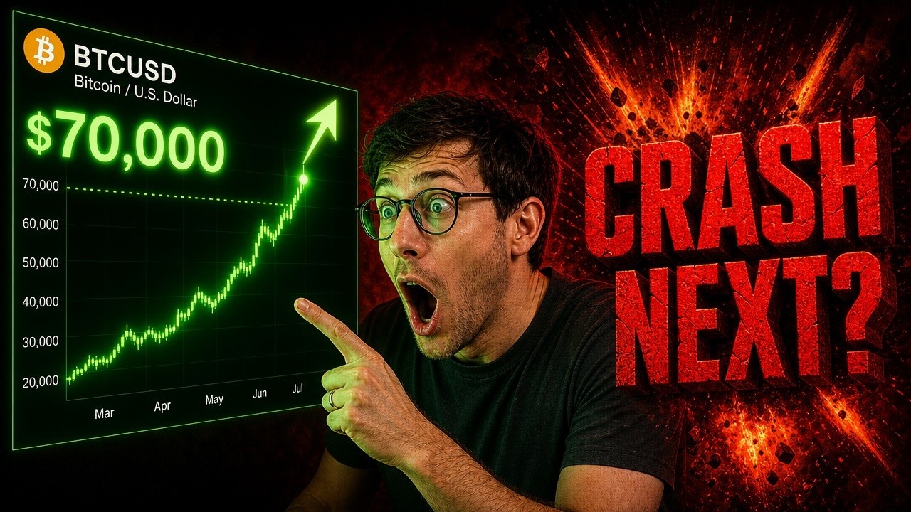 Bitcoin To $70k Then Crash?