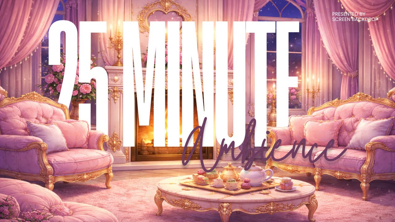An Evening in the Drawing Room | Regency-Era Fireplace Ambience (25 Min)