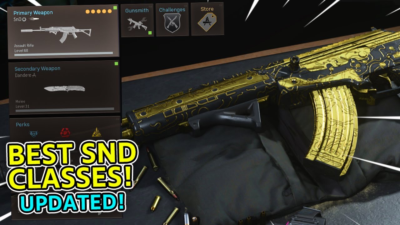Modern Warfare Best SnD Class Setups & Settings UPDATED! (MW Search and Destroy Class Guide) | 1.31