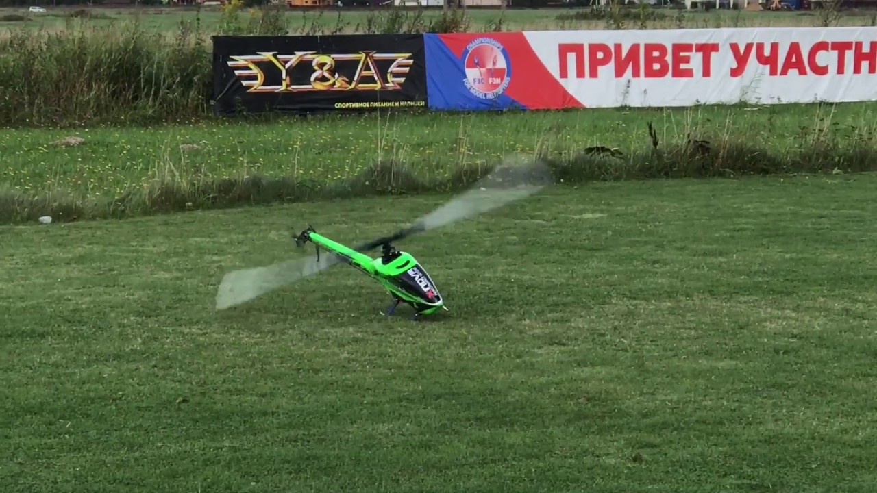 Tareq Alsaadi 3DX Russia 2017 Goblin Black Thunder crazy Rc helicopter