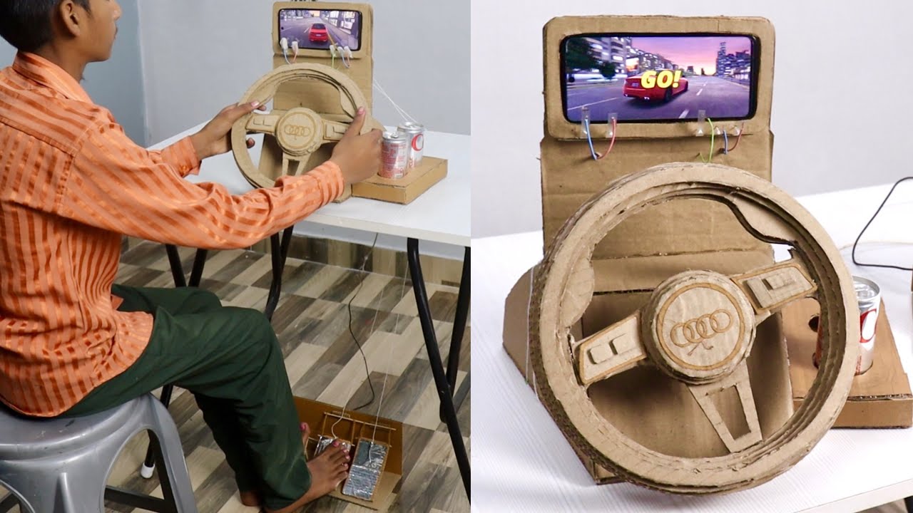 Full Steering Wheel setup for mobile gaming | No Gyro