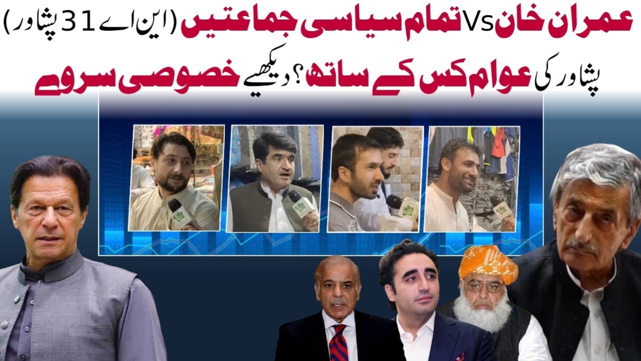NA-31 Peshawar By Election: Imran Khan Vs Ghulam Ahmed Bilour - Who will win? watch Public Survey