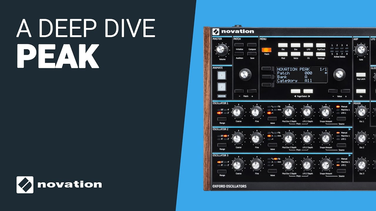 The Novation PEAK deep dive guide tutorial