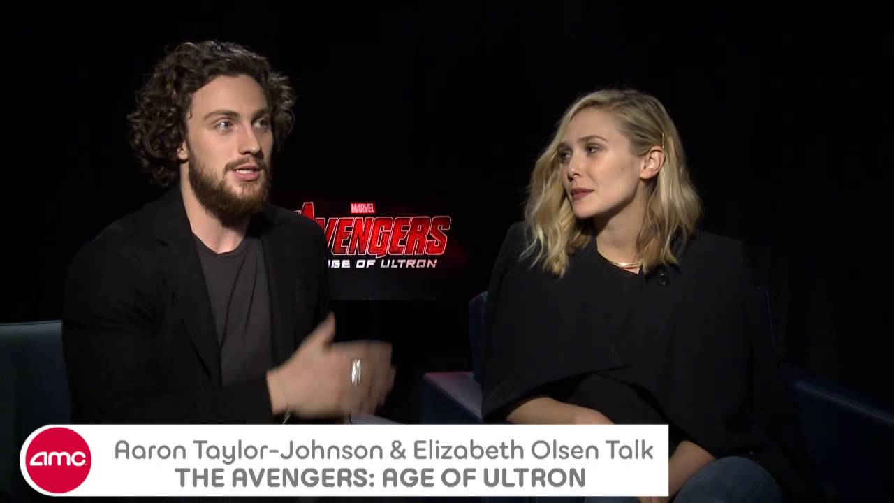 Aaron Taylor Johnson & Elizabeth Olsen Chat THE AVENGERS: AGE OF ULTRON